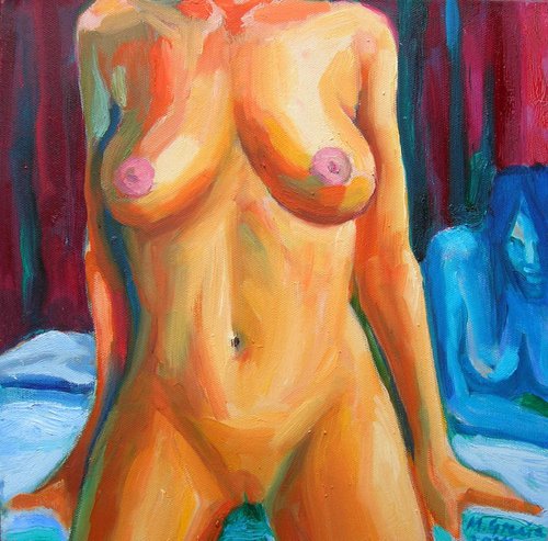 Two nudes by Maja Grecic