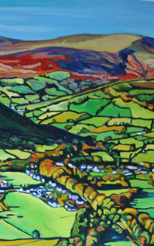 Autumn on Crickhowell by Emma Cownie