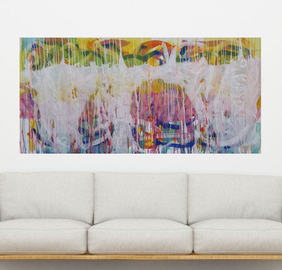 ABSTRACT ICE 105x210cm