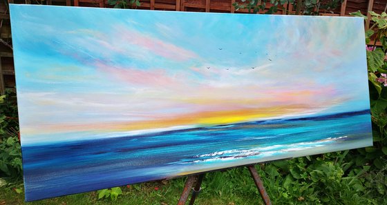 Gentle Skies - seascape, stunning, panoramic