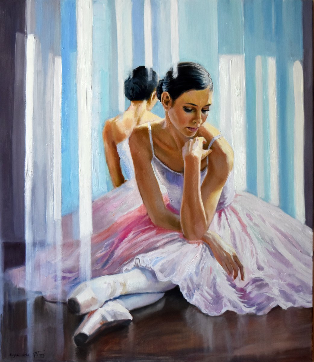 ballet oil painting