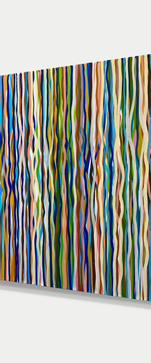 Village of Funk - 140 x 70cm - acrylic on canvas by George Hall