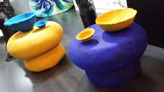 Blue Mushroom (Coffee Table)