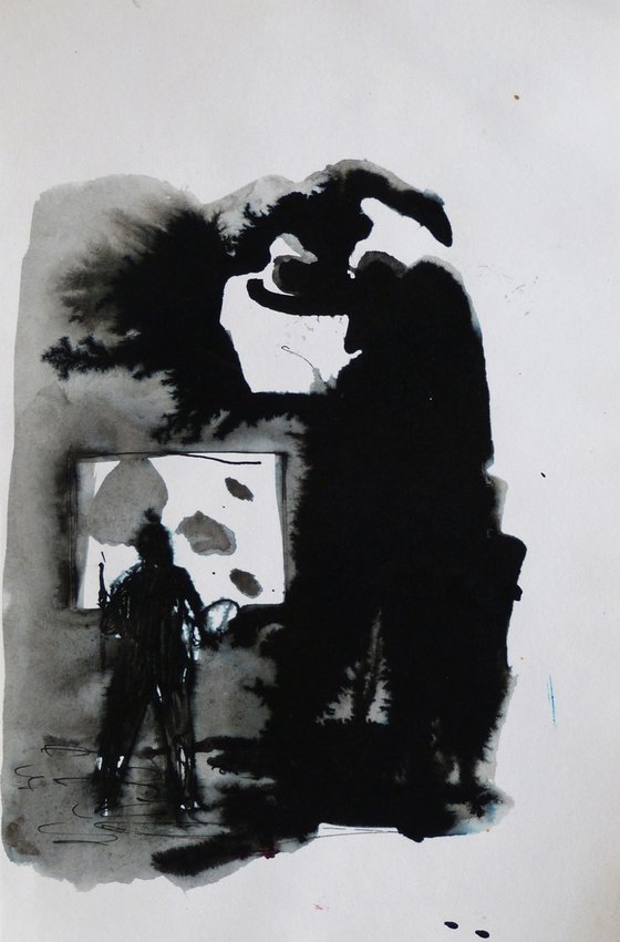ARTIST PAINTER, 24x16 cm