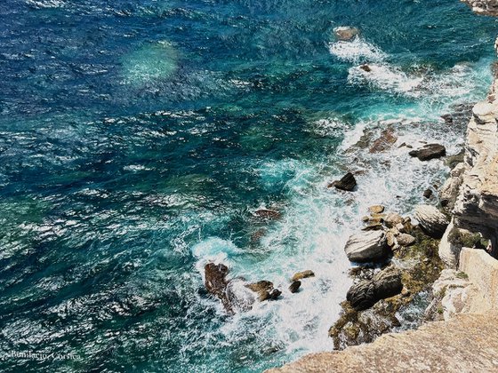 Bonifacio, Corsica Seascape Diptych
