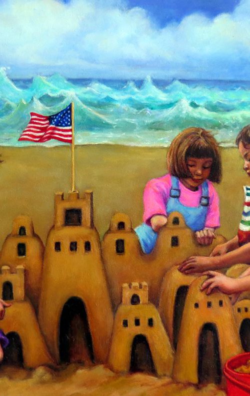 Sand Castle by QI Debrah