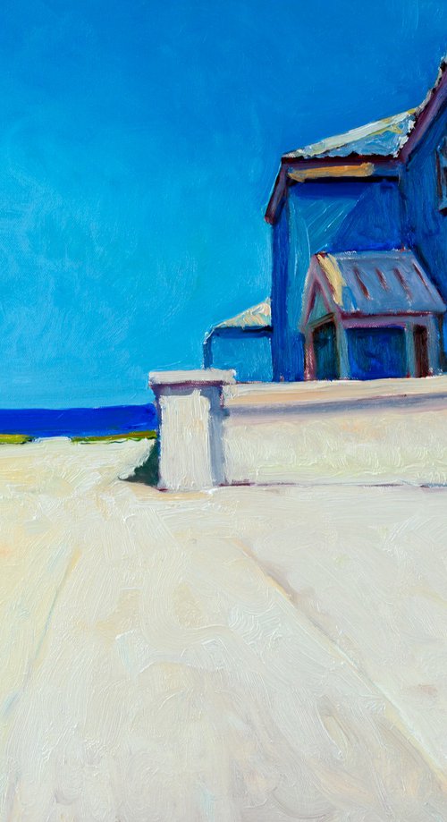 Blue Houses by Suren Nersisyan