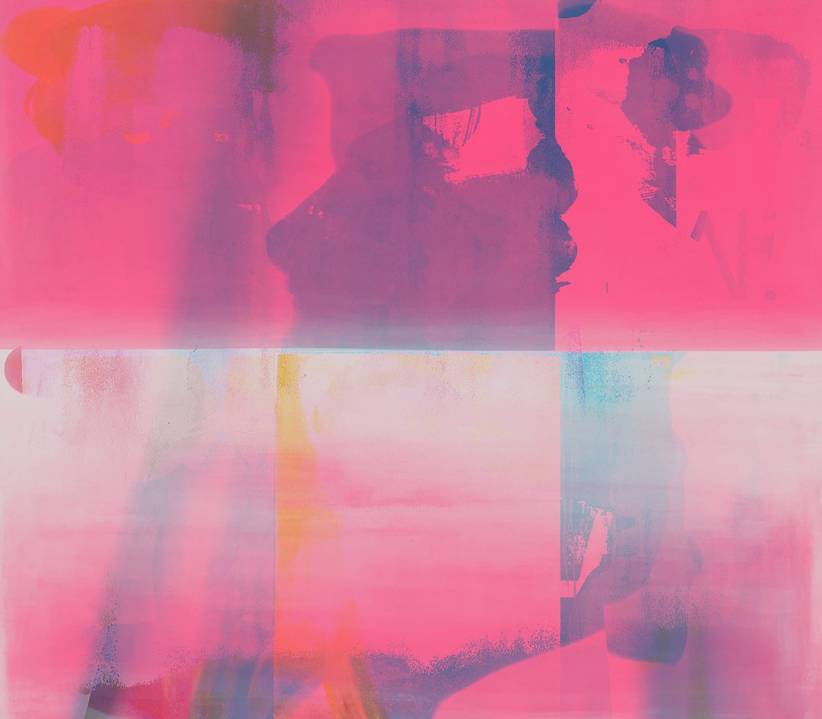 Abstract Print By The Most Active, 17 X 15", More And More, Original Artwork