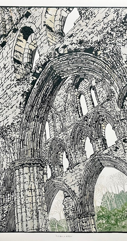 Rievaulx Abbey (Version 2) by Susan Noble