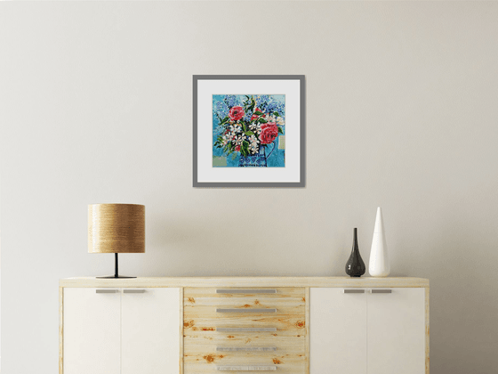 Heart Jug with Roses