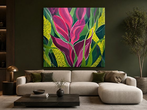 Tropical Leaves Dance #3