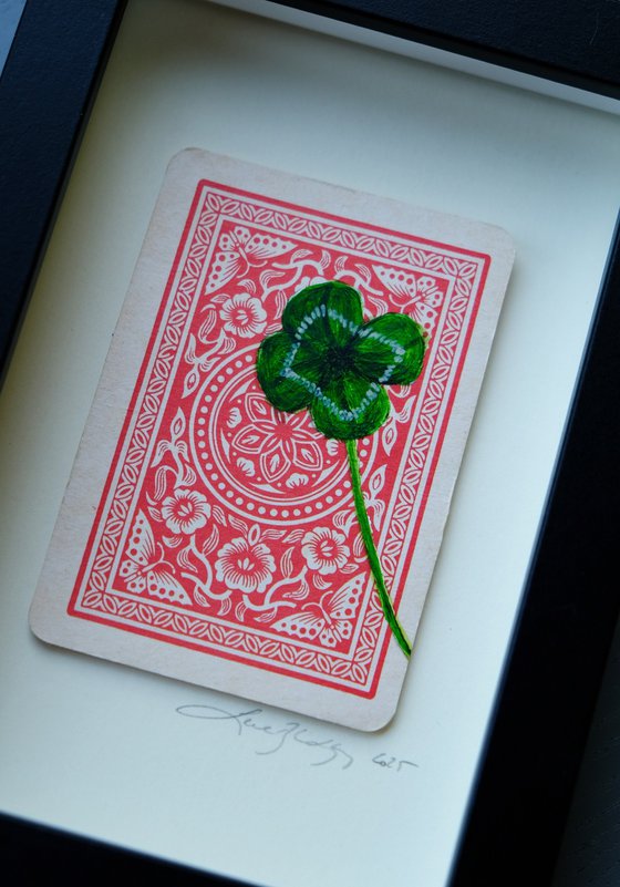 A little bit of luck (red flower)