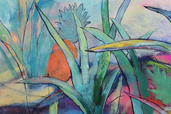 Pineapple at Twilight