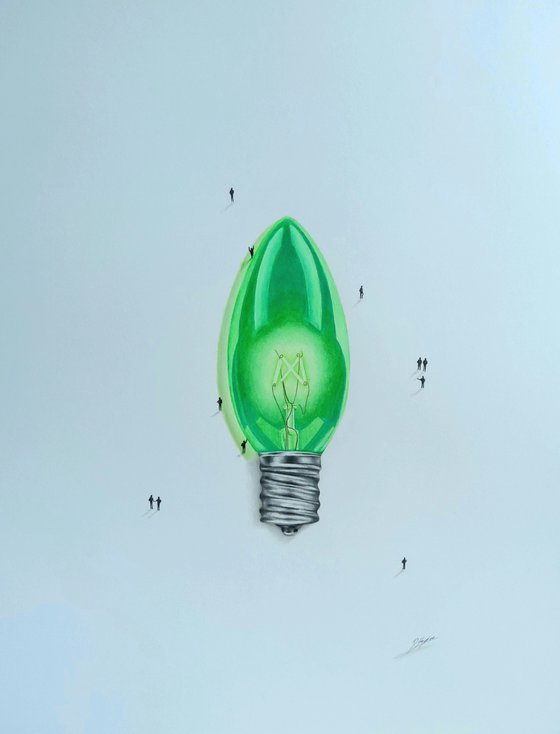 Green Lightbulb