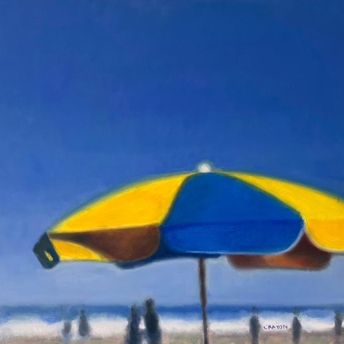 Beach Umbrella by Dennis Crayon