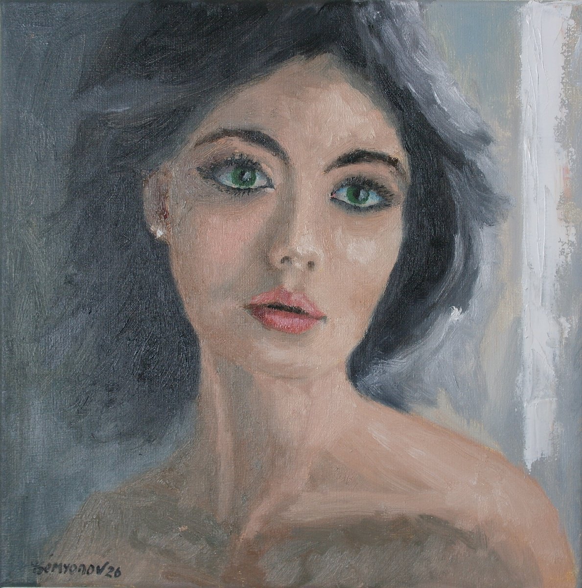 Green Eyes #11 By Juri Semjonov, 12 X 12, Artwork For Sale On Artfinder