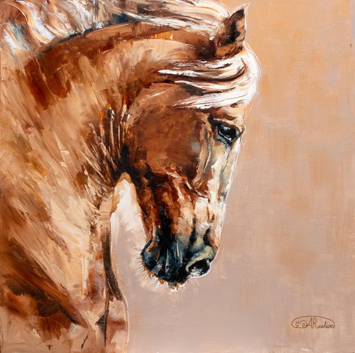 Horse Series. Towards the wind. by Anna Ravliuc