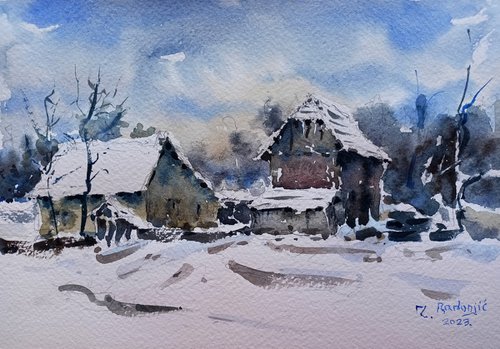 End of a winter day by Zoran Radonjic