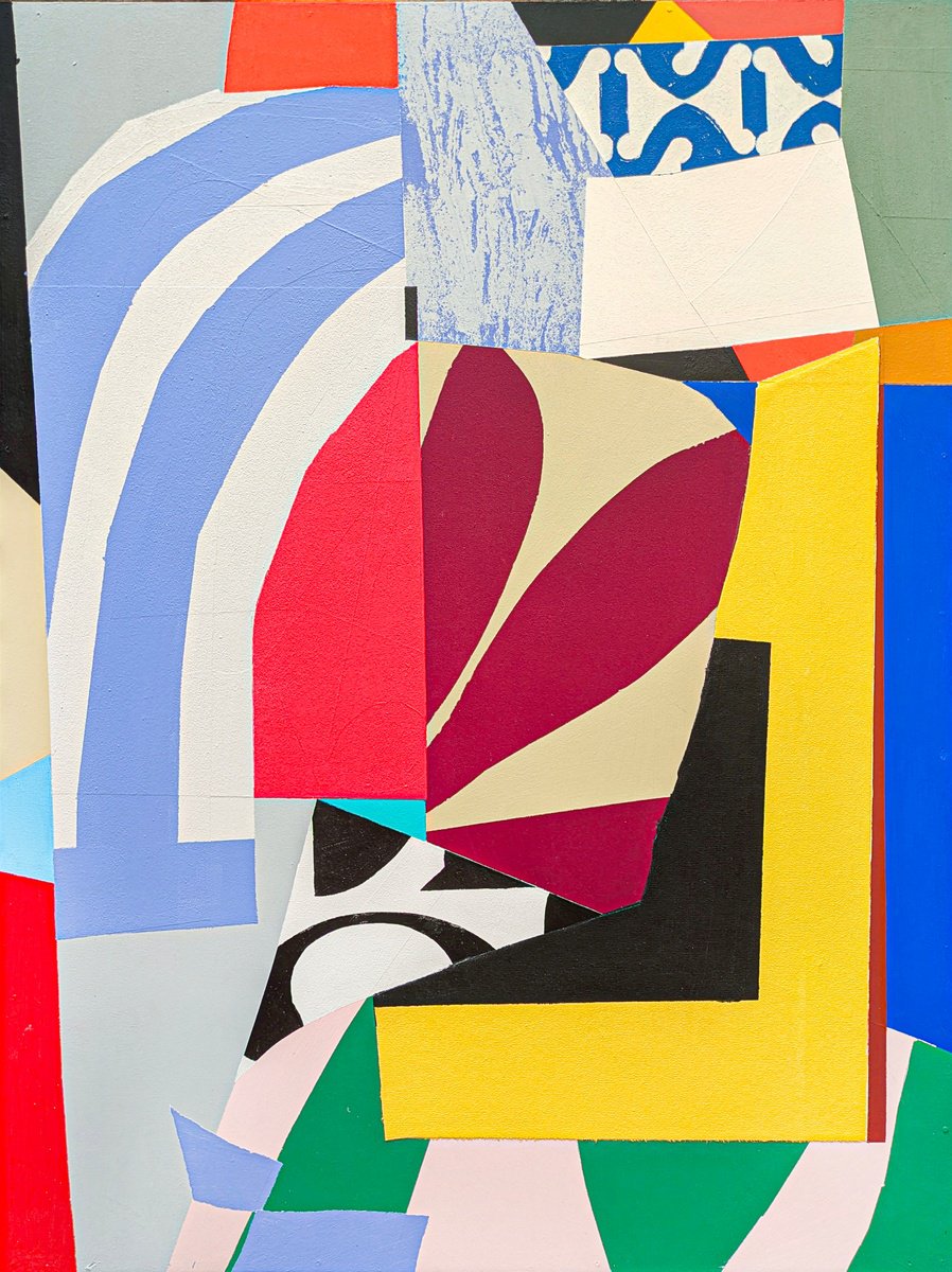  Formal Composition #1 Palette Collision By Vita Banko, 24 X 31, Artwork For Sale On Artfinder