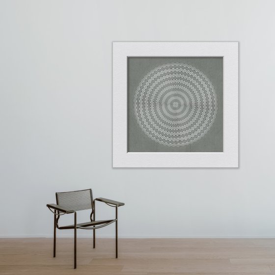 Sphere on a gray background