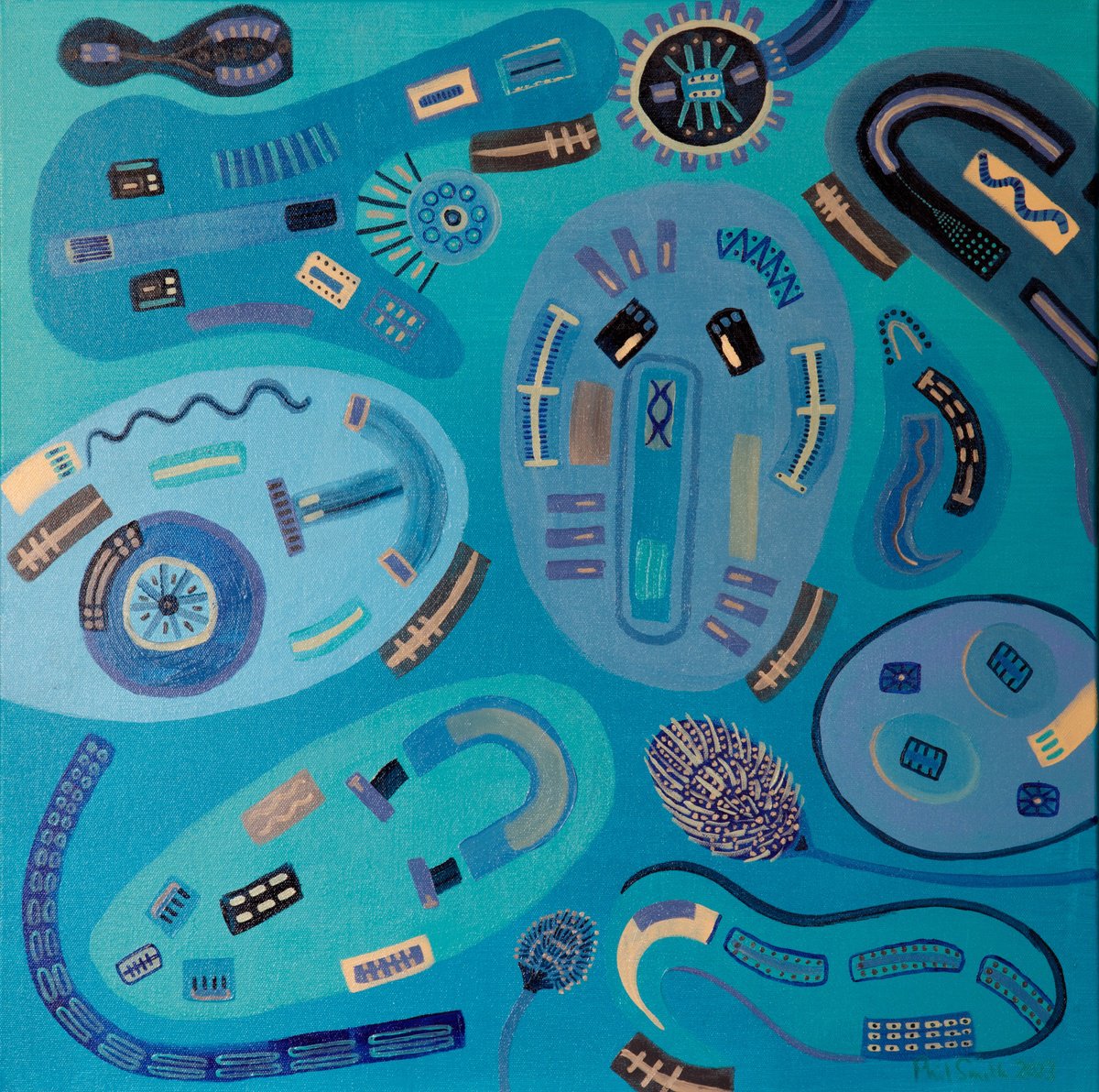 Marine 10 By Phil Smith, 24 X 24, Artwork For Sale On Artfinder