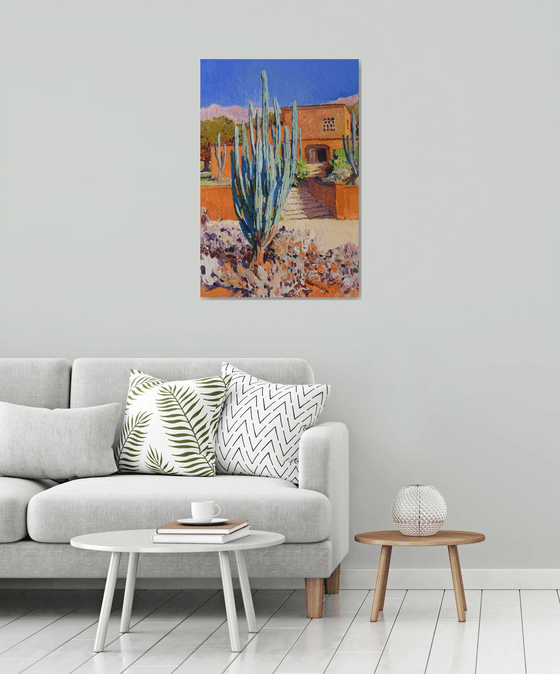 Cactus and House