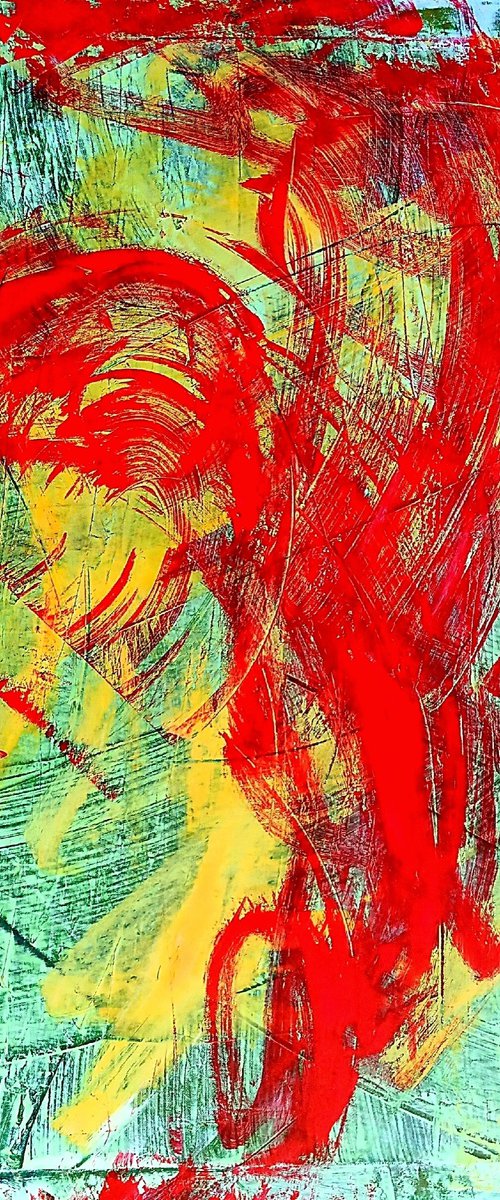 A sad man with sideburns by Klim