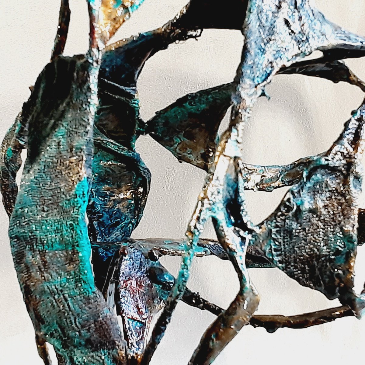 Organic Animal Sculpture By Linda Hoyle, 17 X 17", Best In Show, Original Artwork