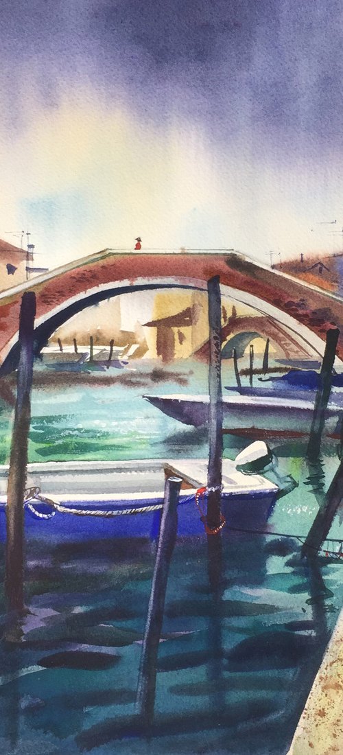 Murano before the rain by Natalia Veyner