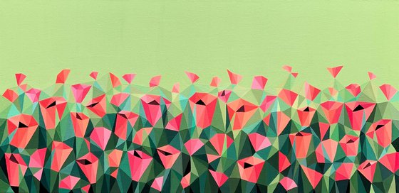 FIELD OF SCARLET POPPIES