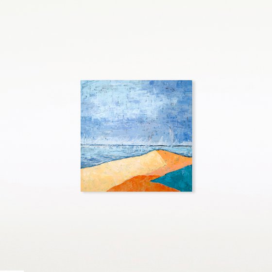 Beach (Original, 36"x36" | 91x91 cm)