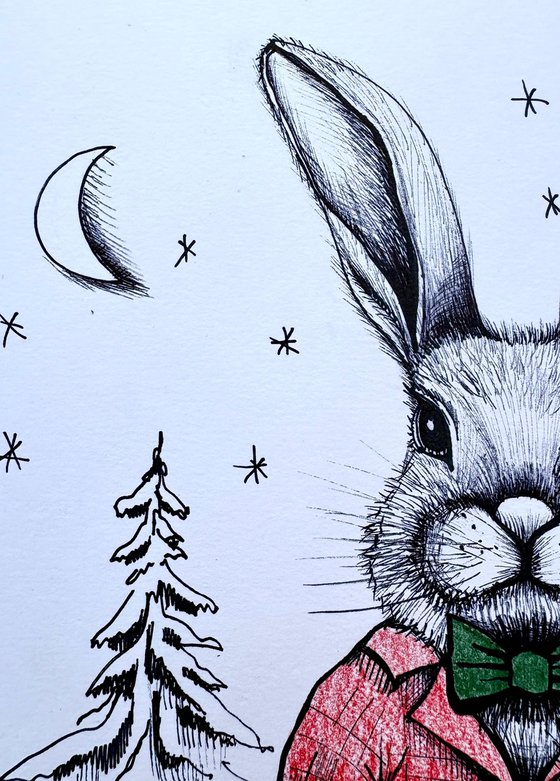 CHRISTMAS GENTLEMAN BUNNY