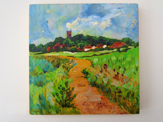 Blakeney Church from the Coastal Path