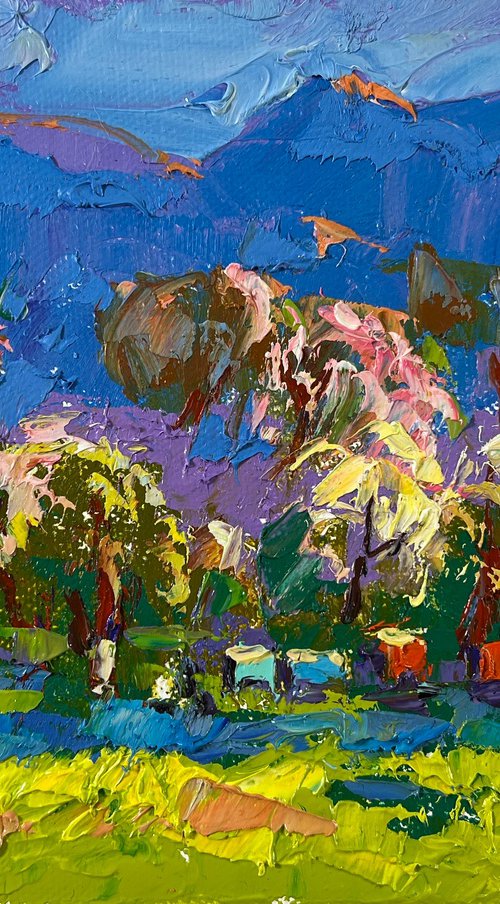 Spring in the village by Kalenyuk Alex