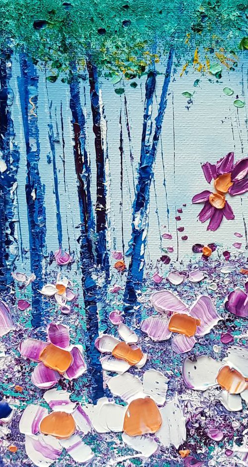 "Misty Forest & Flowers in Love" by Phil Broad