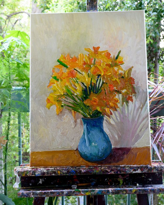 Daffodils in a Vase