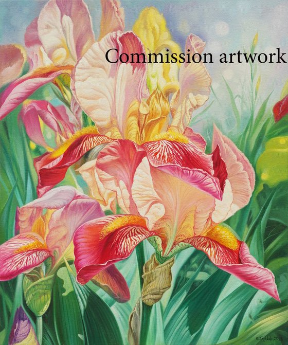 Irises-Commission artwork for Susan