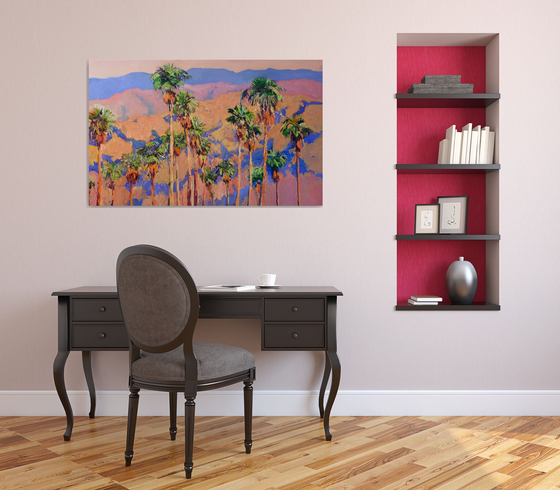Palm Trees from Desert