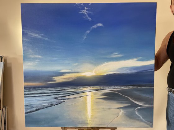 Golden Silence - Ocean sunset