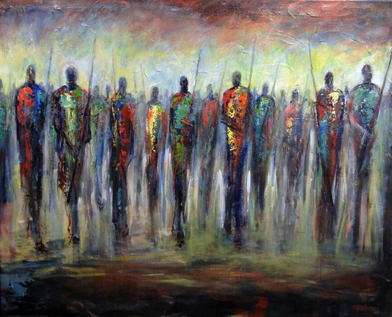 Masses - Maasai Warrior 60x48