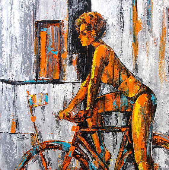 Riding with the morning wind