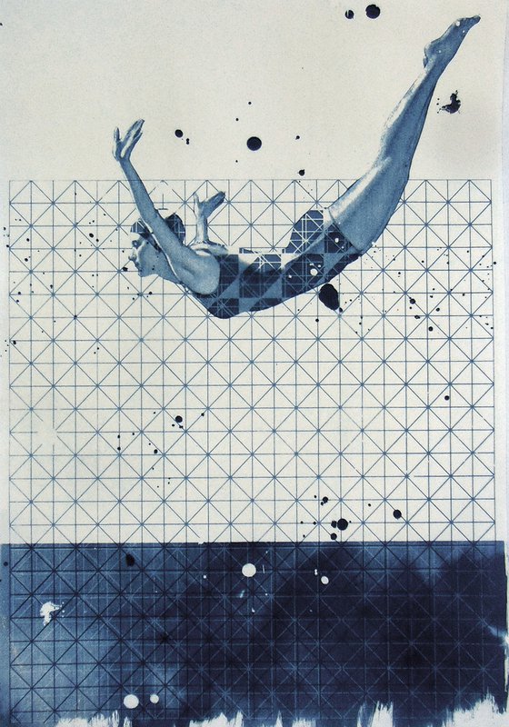 Cyanotype_03_A2_42x60 cm_Swimmmer