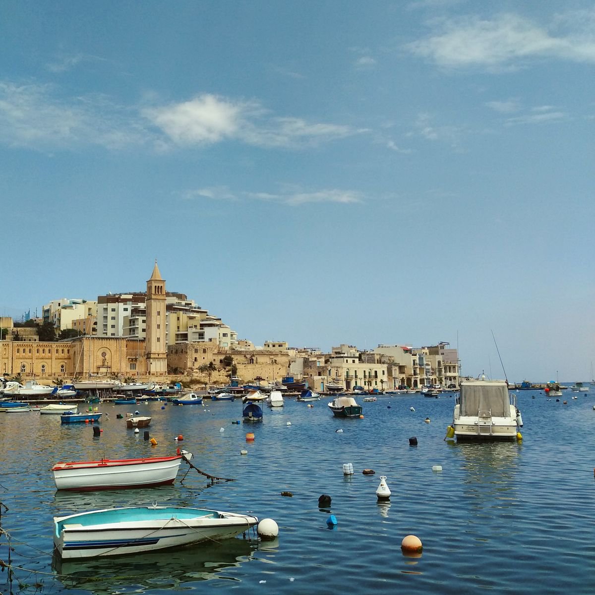 I Was Happy - Malta Travel Photography Print, 12x12 Inches, C-Type, Unframed by Amadeus Long