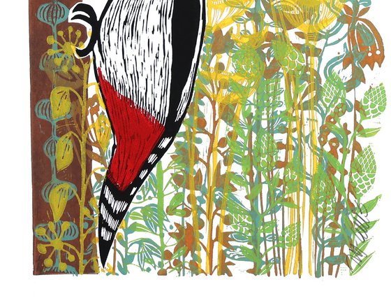 Woodpecker and Autumn