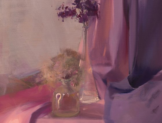 Lilac Flower Painting