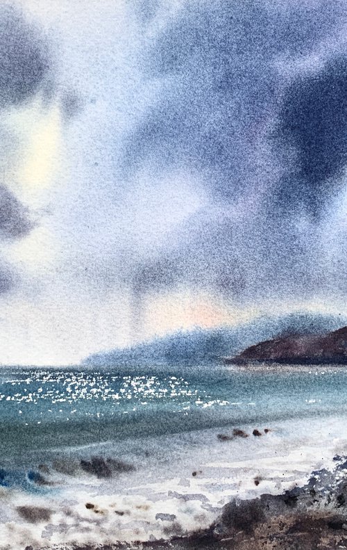 Waves and clouds by Eugenia Gorbacheva