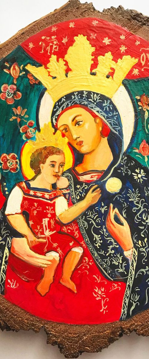 Madonna with child by Olga Pascari