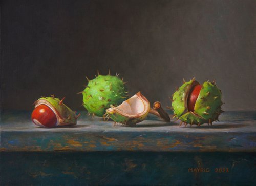 Chestnut on the run by Mayrig Simonjan