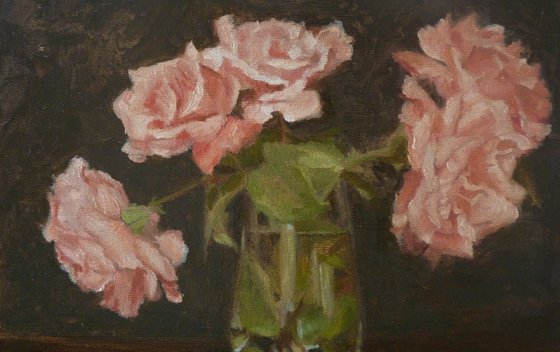 Roses in a vase