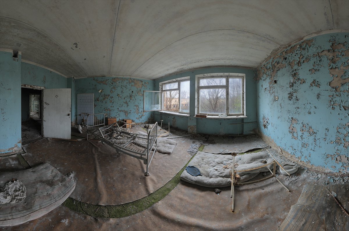 Photorealistic Photograph , #42. Pripyat Hospital Room 1 By Stanislav Vederskyi, 59 X 39, Artwork For Sale On Artfinder